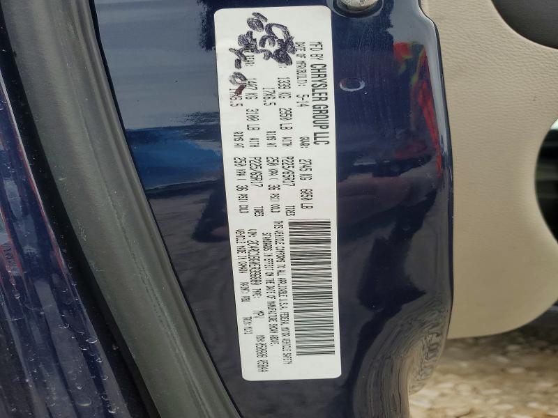 78545125 :رقم المزاد ، 2C4RC1BG0ER396880 vin ، 2014 Chrysler Town & Country مزاد بيع
