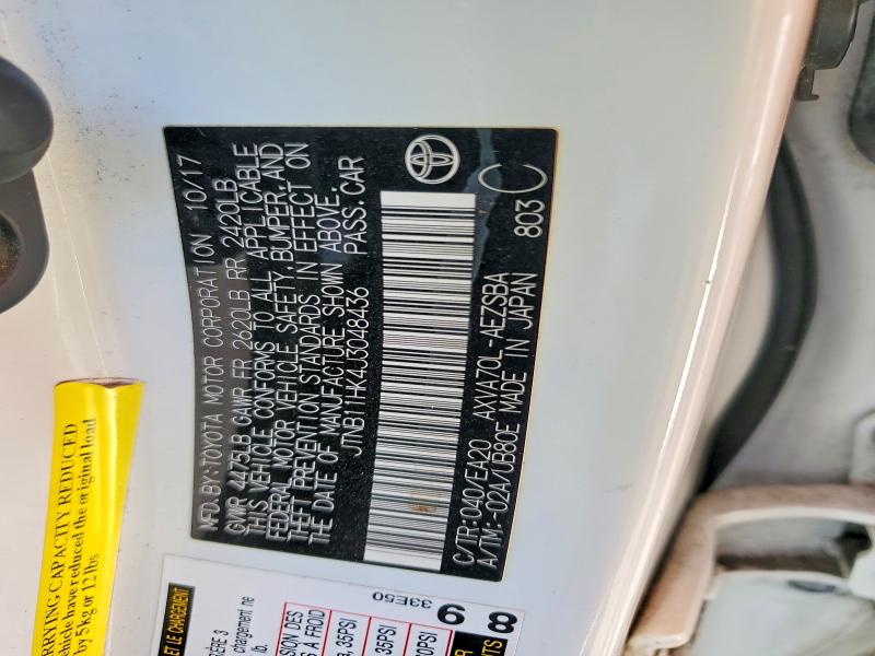 Продаж на аукціоні авто 2018 Toyota Camry, vin: JTNB11HK4J3048436, номер лоту: 76381345
