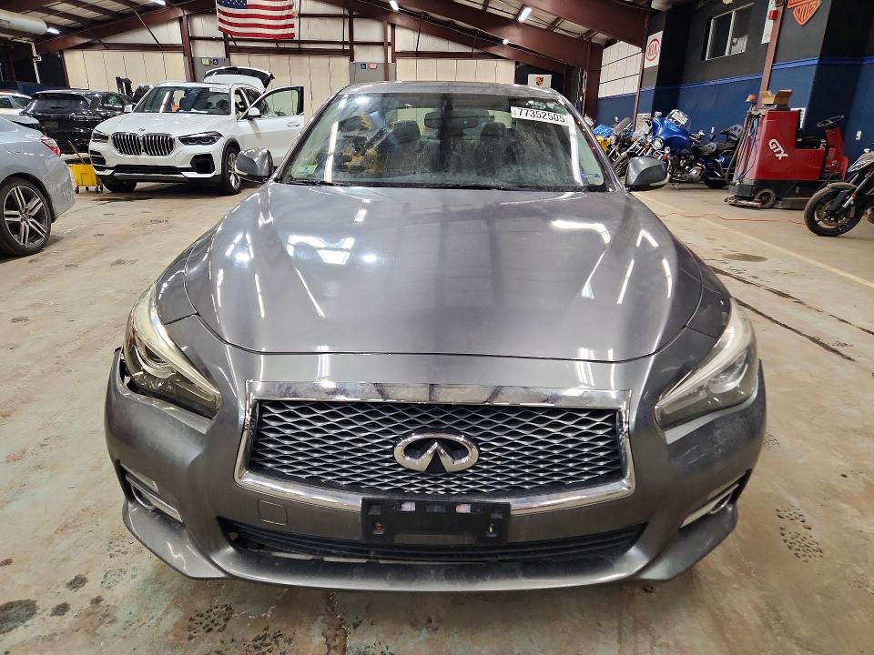 77352505 :رقم المزاد ، JN1BV7AR0FM412178 vin ، 2015 Infiniti Q50 Base مزاد بيع