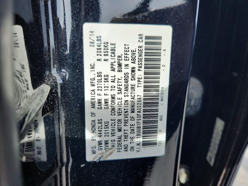 Продажа на аукционе авто 2015 Acura Tlx Tech, vin: 19UUB1F50FA002887, номер лота: 75706995