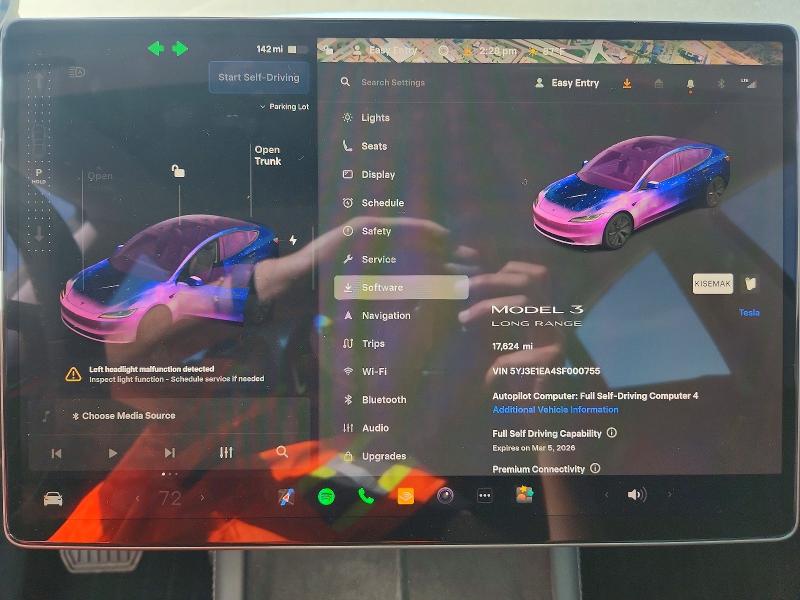 78705715 :رقم المزاد ، 5YJ3E1EA4SF000755 vin ، 2025 Tesla Model 3 مزاد بيع