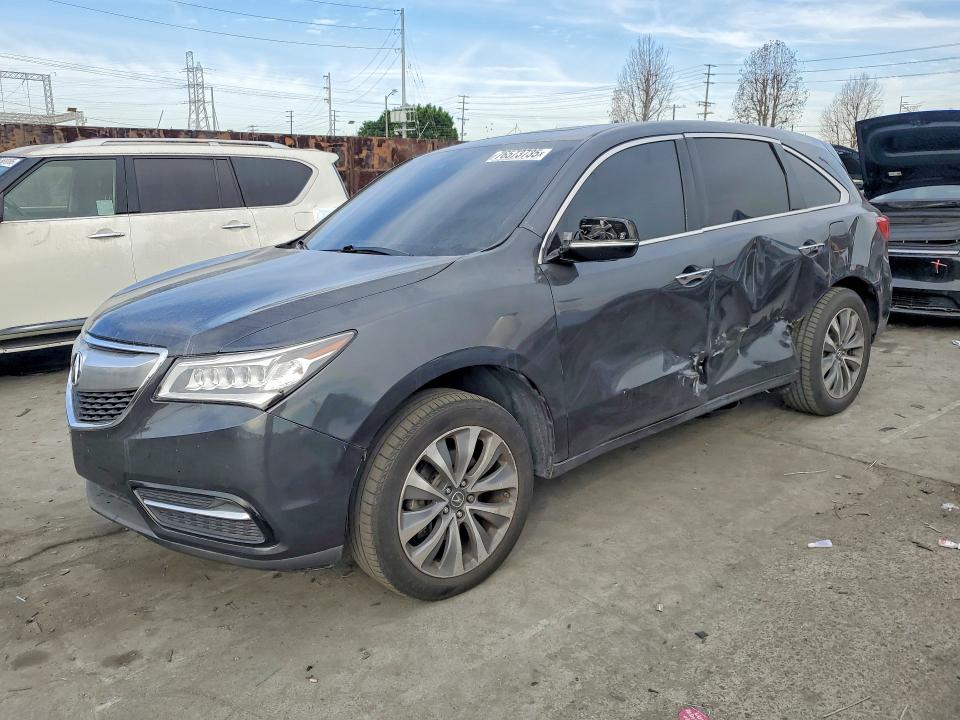 76573735 :رقم المزاد ، 5FRYD3H45GB013174 vin ، 2016 Acura Mdx مزاد بيع