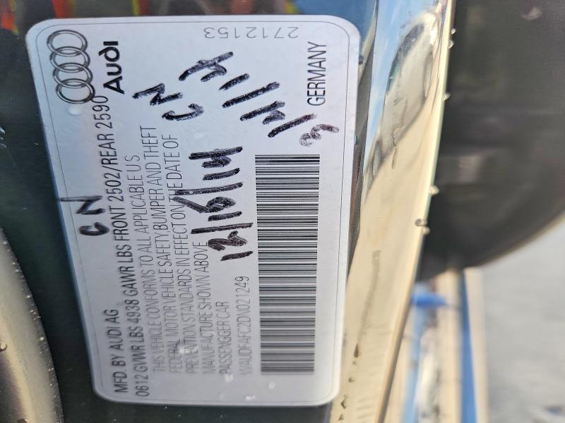 Продажа на аукционе авто 2013 Audi A6, vin: WAUDFAFC2DN021249, номер лота: 78072545