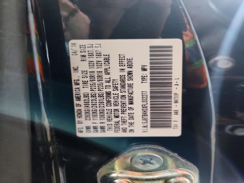 Продажа на аукционе авто 2015 Acura Rdx, vin: 5J8TB4H3XFL002277, номер лота: 77935005