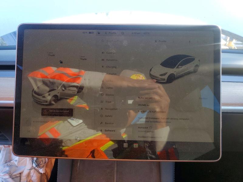 Продаж на аукціоні авто 2023 Tesla Model 3, vin: 5YJ3E1EA3PF672880, номер лоту: 72787715