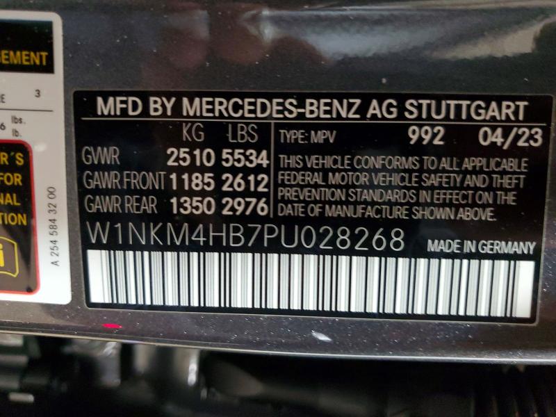 78997435 :رقم المزاد ، W1NKM4HB7PU028268 vin ، 2023 Mercedes-benz Glc مزاد بيع