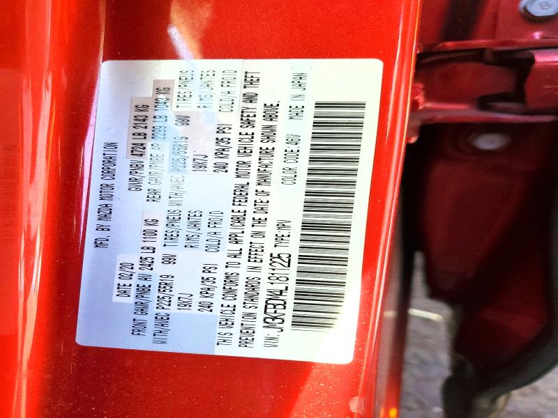 Продажа на аукционе авто 2020 Mazda Cx-5, vin: JM3KFBDM4L1811225, номер лота: 77753255