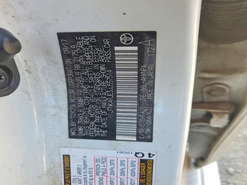 Aukcja sprzedaży 2018 Toyota Corolla Im, vin: JTNKARJE3JJ557514, numer aukcji: 74503705