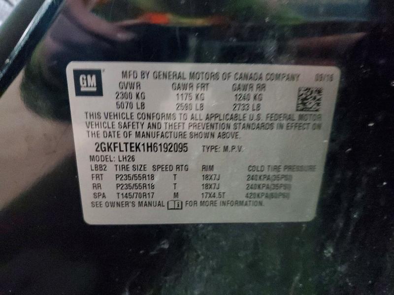 Продажа на аукционе авто 2017 Gmc Terrain, vin: 2GKFLTEK1H6192095, номер лота: 75567765