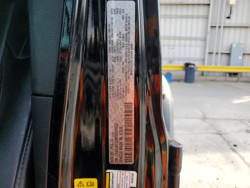 Продажа на аукционе авто 2021 Jeep Wrangler Unlimited, vin: 1C4HJXFG2MW597832, номер лота: 78167975