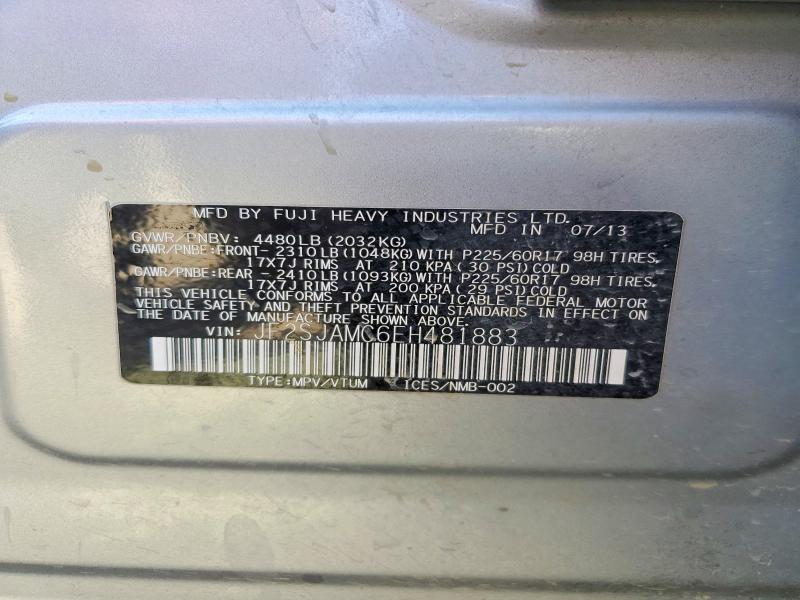 Продаж на аукціоні авто 2014 Subaru Forester, vin: JF2SJAMC6EH481883, номер лоту: 78762645