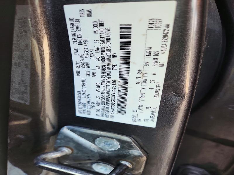 78093785 :رقم المزاد ، 1FMCU9GXXEUA26156 vin ، 2014 Ford Escape مزاد بيع