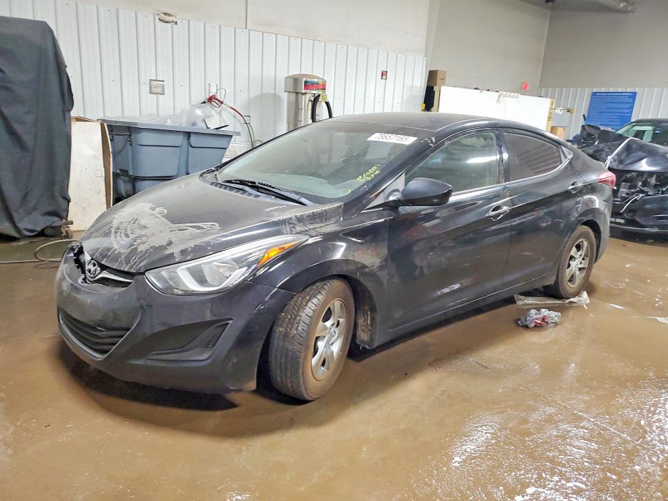 2014 Hyundai Elantra მანქანა იყიდება აუქციონზე, vin: KMHDH4AE9EU106339, აუქციონის ნომერი: 78657165