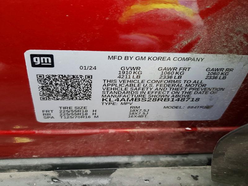 Aukcja sprzedaży 2024 Buick Encore Gx, vin: KL4AMBS28RB148718, numer aukcji: 79229105