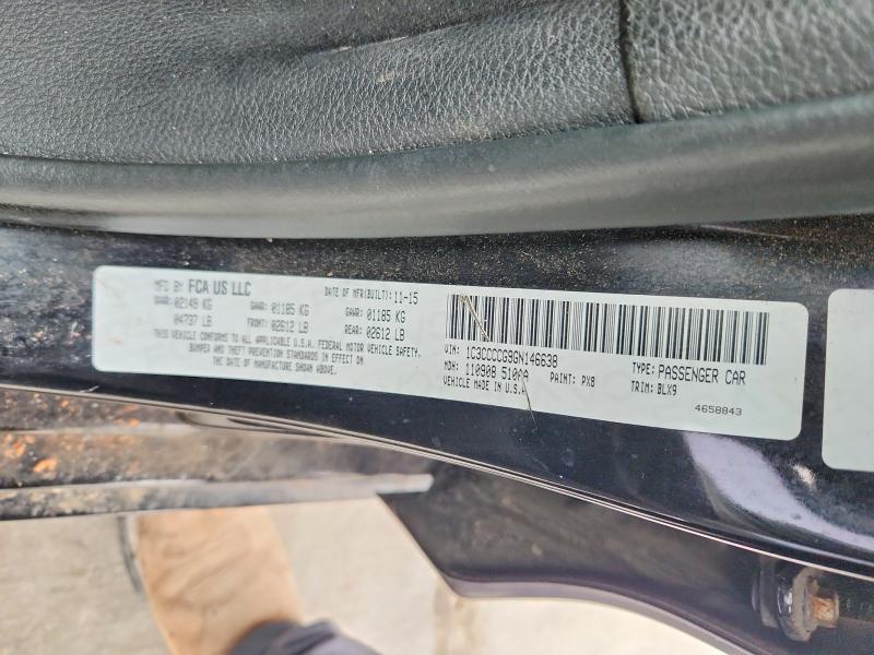 Продаж на аукціоні авто 2016 Chrysler 200, vin: 1C3CCCCG9GN146638, номер лоту: 77613985