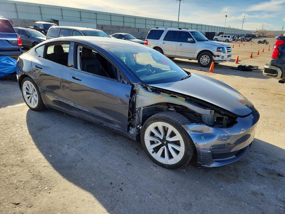 77183585 :رقم المزاد ، 5YJ3E1EB3MF915608 vin ، 2021 Tesla Model 3 مزاد بيع