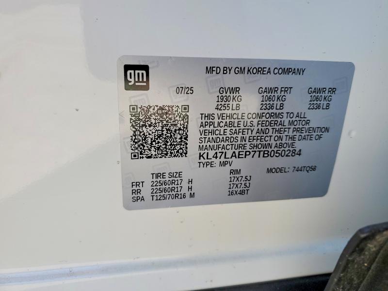 Продаж на аукціоні авто 2026 Buick Envista, vin: KL47LAEP7TB050284, номер лоту: 78273985
