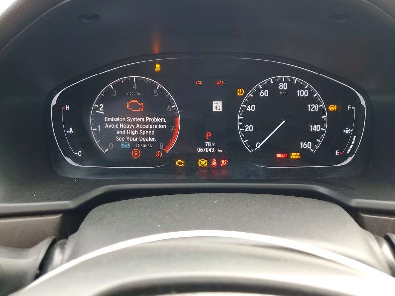 Aukcja sprzedaży 2019 Honda Accord, vin: 1HGCV1F46KA022744, numer aukcji: 76606995