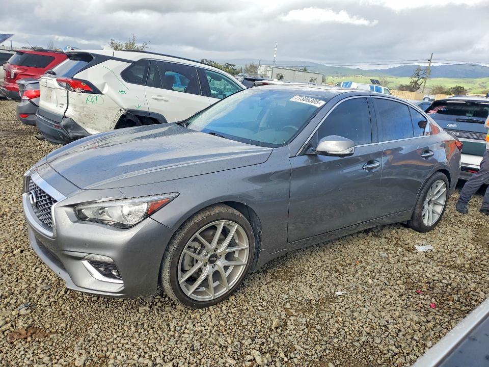 77386305 :رقم المزاد ، JN1EV7BP6MM701783 vin ، 2021 Infiniti Q50 مزاد بيع