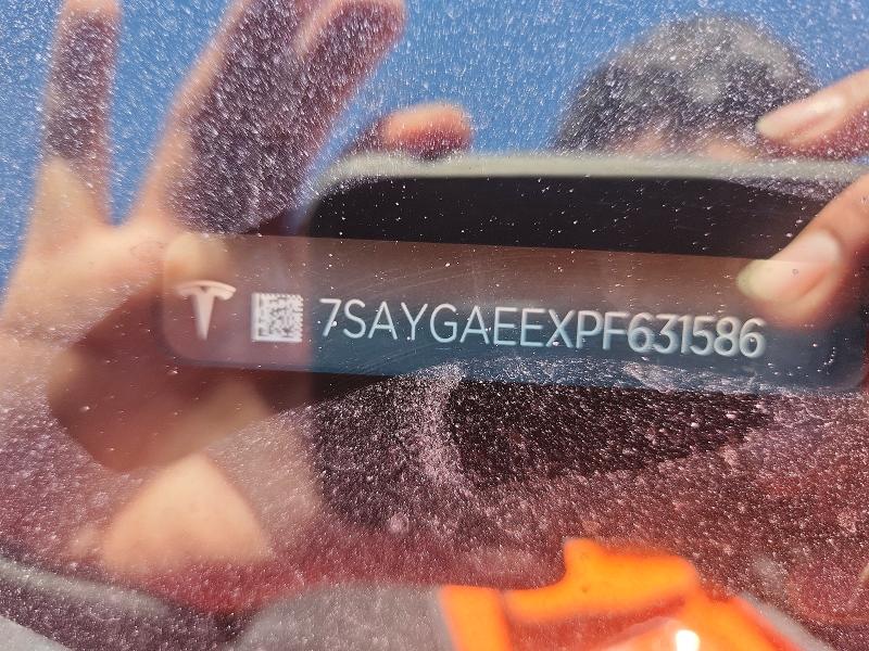 Продажа на аукционе авто 2023 Tesla Model Y, vin: 7SAYGAEEXPF631586, номер лота: 75648845