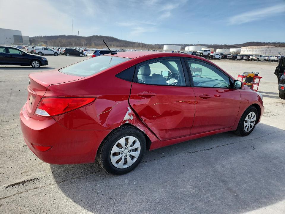 78451915 :رقم المزاد ، KMHCT4AE0HU251610 vin ، 2017 Hyundai Accent مزاد بيع