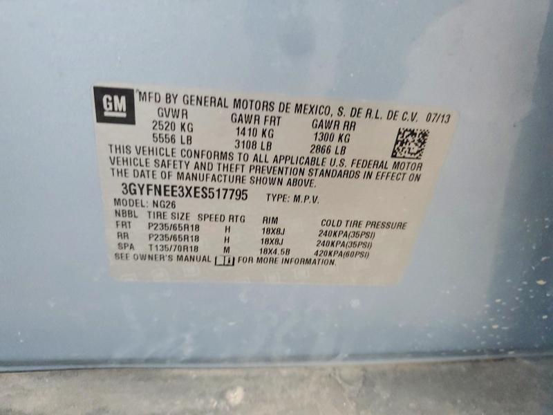 Продажа на аукционе авто 2014 Cadillac Srx Luxury, vin: 3GYFNEE3XES517795, номер лота: 77431335