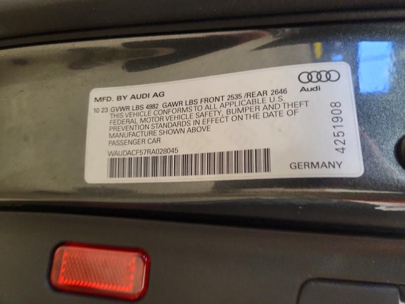 Aukcja sprzedaży 2024 Audi A5, vin: WAUDACF57RA028045, numer aukcji: 79251375