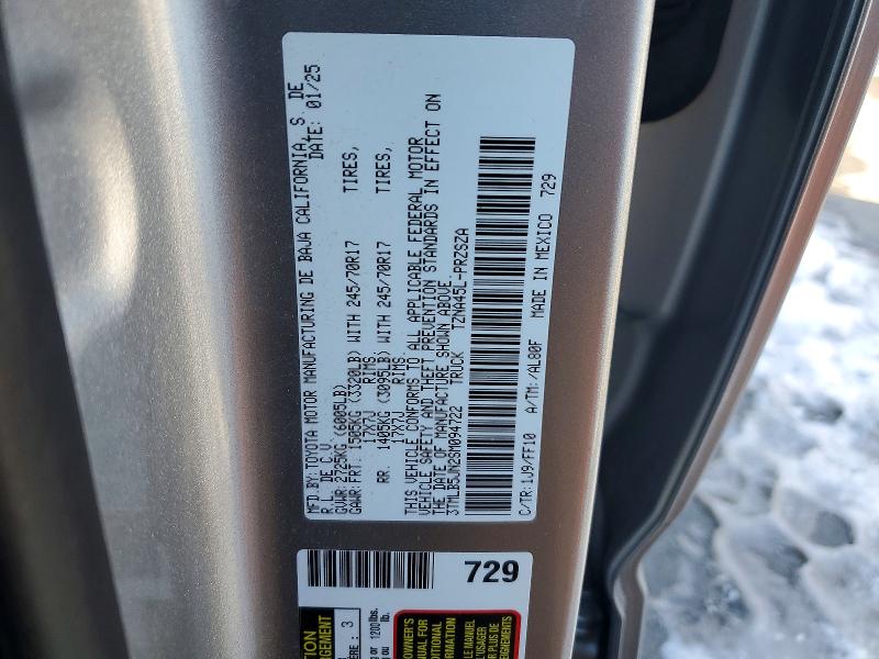 Aukcja sprzedaży 2025 Toyota Tacoma Dou, vin: 3TMLB5JN2SM094722, numer aukcji: 75938785