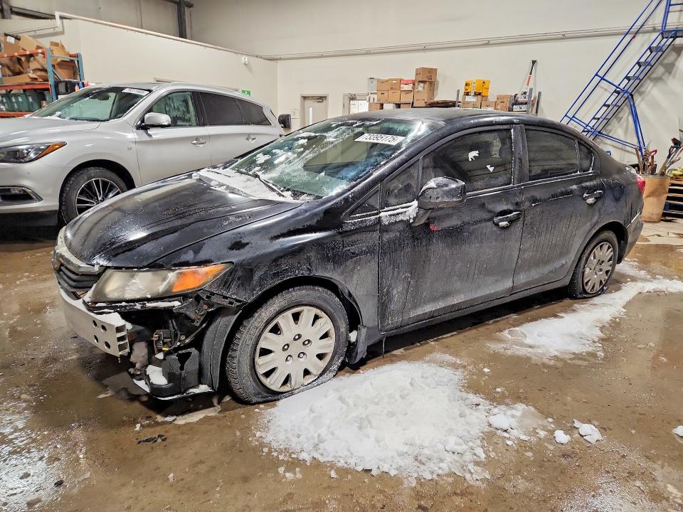 Aukcja sprzedaży 2012 Honda Civic, vin: 2HGFB2F43CH009125, numer aukcji: 73395175