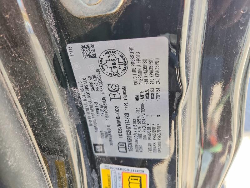 Продаж на аукціоні авто 2017 Chevrolet Silverado, vin: 1GCNKREC2HZ174229, номер лоту: 76626905