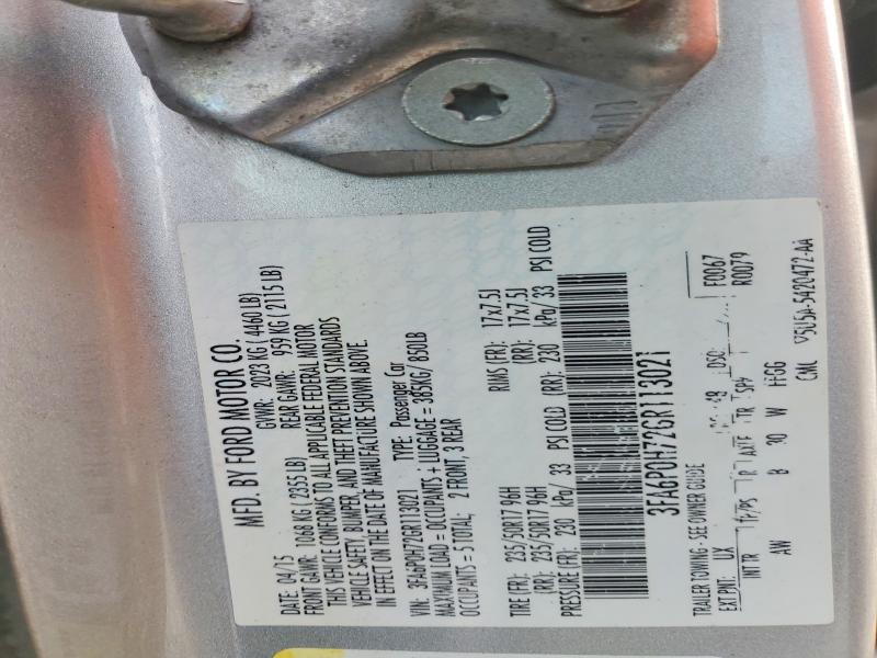 Продаж на аукціоні авто 2016 Ford Fusion, vin: 3FA6P0H72GR113021, номер лоту: 77938015