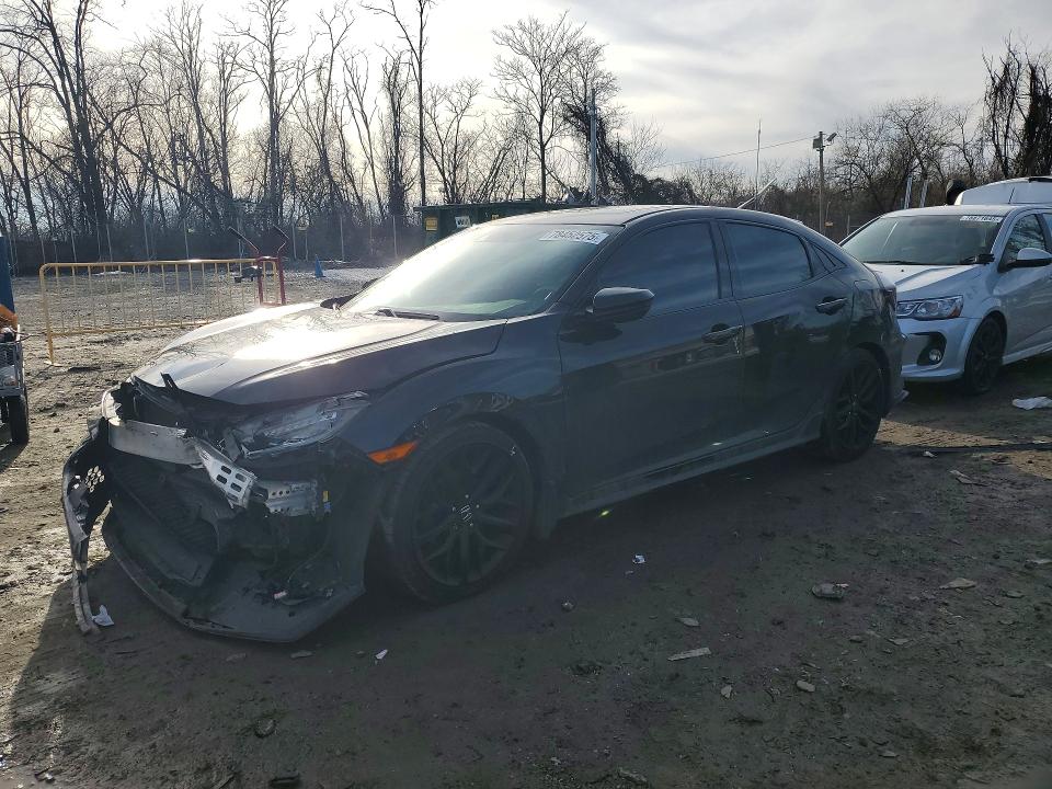 78452575 :رقم المزاد ، SHHFK7H91HU417932 vin ، 2017 Honda Civic مزاد بيع