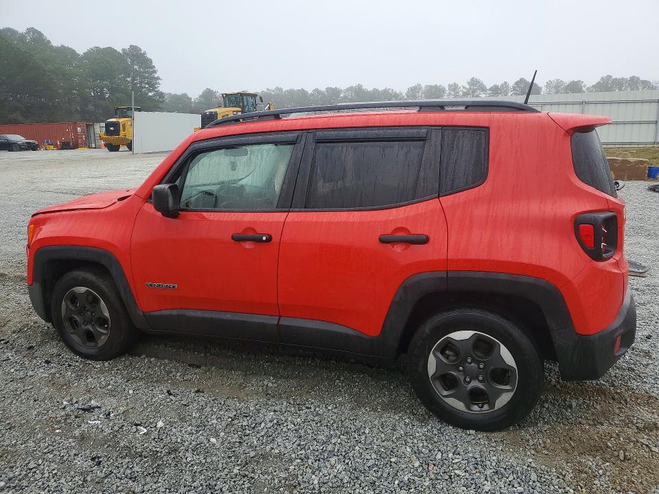 2017 Jeep Renegade მანქანა იყიდება აუქციონზე, vin: ZACCJAAB7HPG17997, აუქციონის ნომერი: 76006025