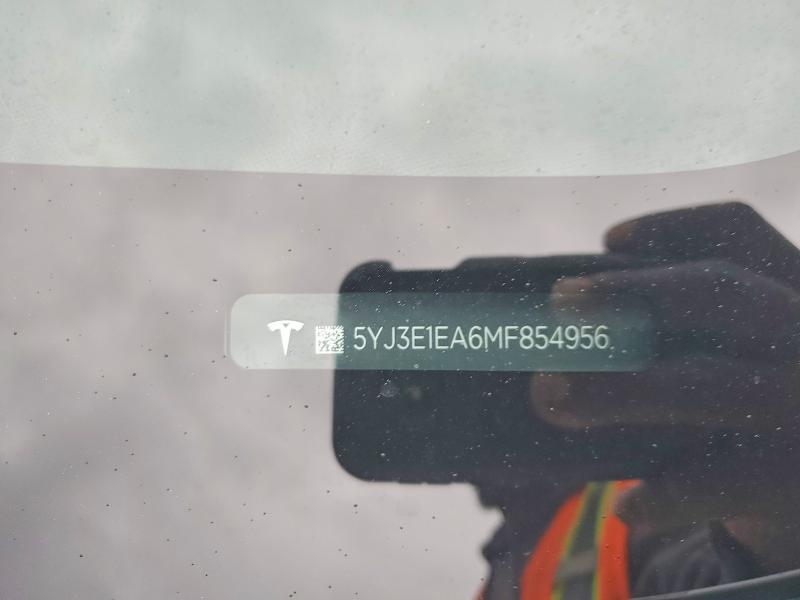 2021 Tesla Model 3 მანქანა იყიდება აუქციონზე, vin: 5YJ3E1EA6MF854956, აუქციონის ნომერი: 79421685