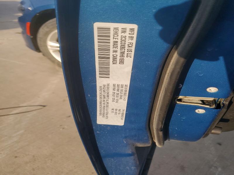 75562605 :رقم المزاد ، 2C3CDXBG7MH616983 vin ، 2021 Dodge Charger مزاد بيع