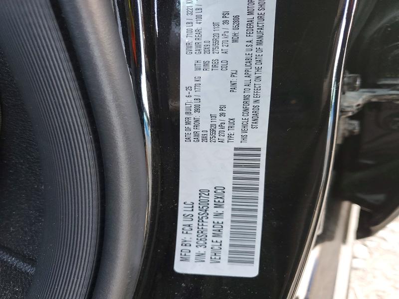 Продаж на аукціоні авто 2025 Ram 1500, vin: 3C6SRFFP5S4500720, номер лоту: 78530565