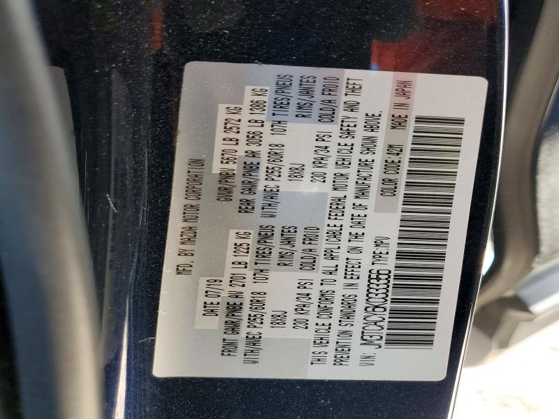 Aukcja sprzedaży 2019 Mazda Cx-9, vin: JM3TCACY6K0333356, numer aukcji: 79115745