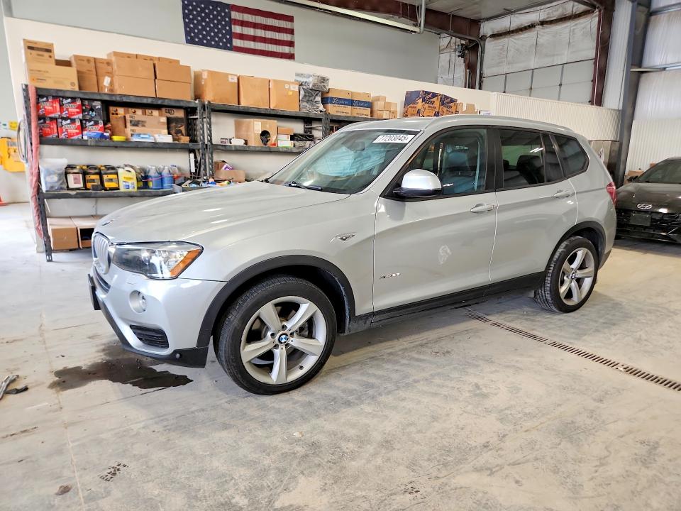 2017 Bmw X3 მანქანა იყიდება აუქციონზე, vin: 5UXWX9C38H0W78893, აუქციონის ნომერი: 77203045