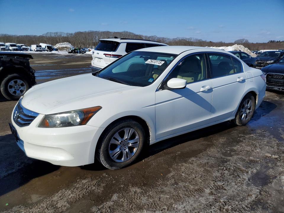 75413115 :رقم المزاد ، 1HGCP2F65CA134356 vin ، 2012 Honda Accord Se مزاد بيع