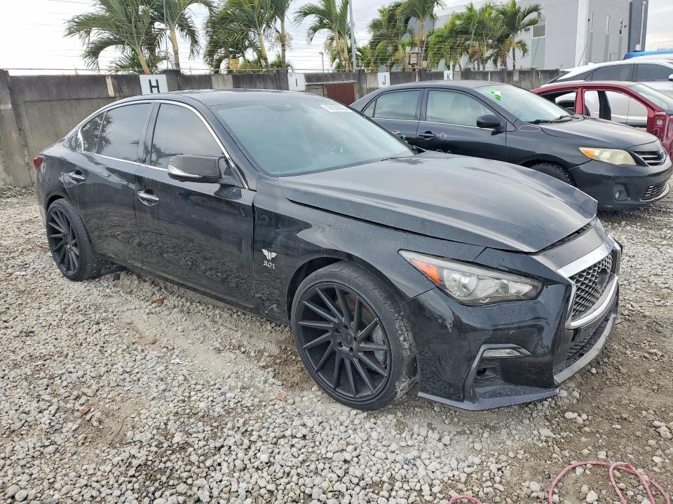 Продажа на аукционе авто 2018 Infiniti Q50 Luxe, vin: JN1EV7AP5JM352841, номер лота: 76139335