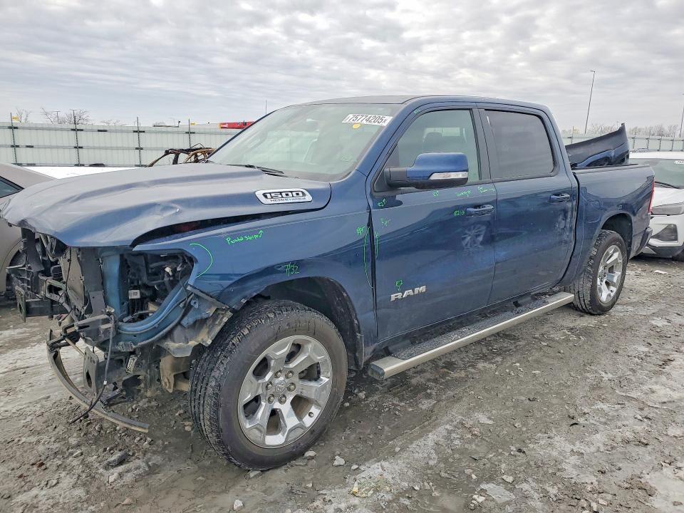 Aukcja sprzedaży 2022 Ram 1500 Big Horn Crew C, vin: 1C6SRFFT5NN448061, numer aukcji: 75774205