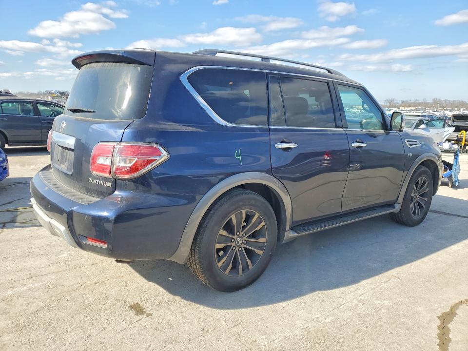 76512205 :رقم المزاد ، JN8AY2NC0H9510226 vin ، 2017 Nissan Armada Sv مزاد بيع