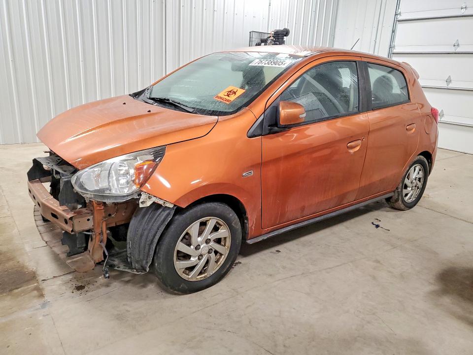 2017 Mitsubishi Mirage მანქანა იყიდება აუქციონზე, vin: ML32A4HJ2HH006988, აუქციონის ნომერი: 76738905