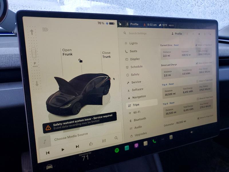 2024 Tesla Model 3 მანქანა იყიდება აუქციონზე, vin: 5YJ3E1EB4RF798595, აუქციონის ნომერი: 74847145