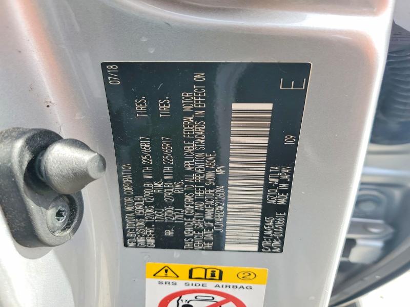 Продаж на аукціоні авто 2019 Lexus Nx 300 Bas, vin: JTJYARBZXK2126094, номер лоту: 76999075