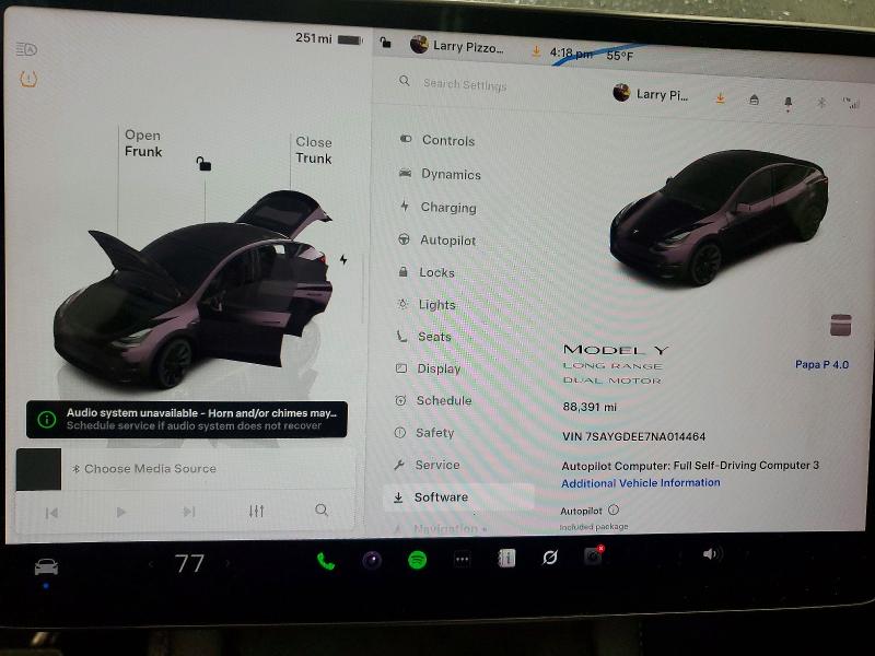 78999925 :رقم المزاد ، 7SAYGDEE7NA014464 vin ، 2022 Tesla Model Y مزاد بيع