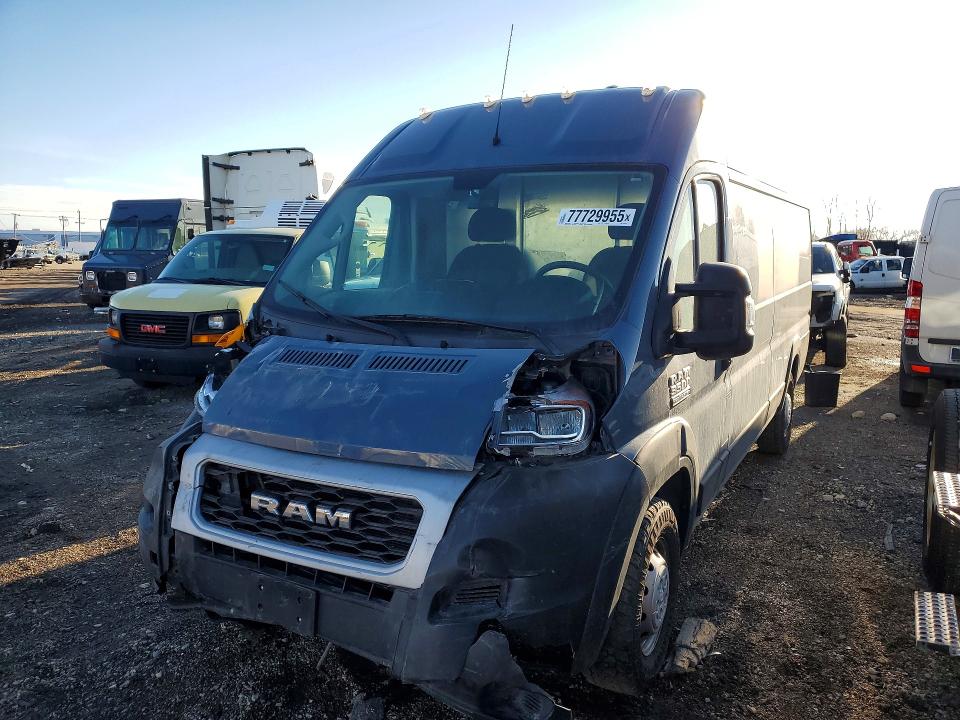 77729955 :رقم المزاد ، 3C6URVJG9KE551318 vin ، 2019 Ram Promaster 3500 مزاد بيع