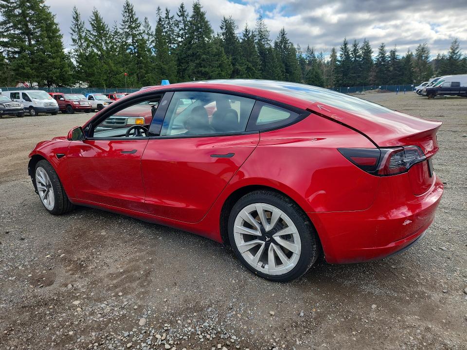 Продажа на аукционе авто 2022 Tesla Model 3, vin: 5YJ3E1EA8NF369820, номер лота: 79088625