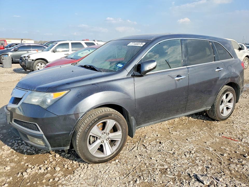 77133375 :رقم المزاد ، 2HNYD2H36DH520670 vin ، 2013 Acura Mdx مزاد بيع