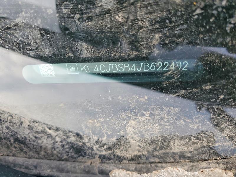 2018 Buick Encore მანქანა იყიდება აუქციონზე, vin: KL4CJBSB4JB622492, აუქციონის ნომერი: 76825165